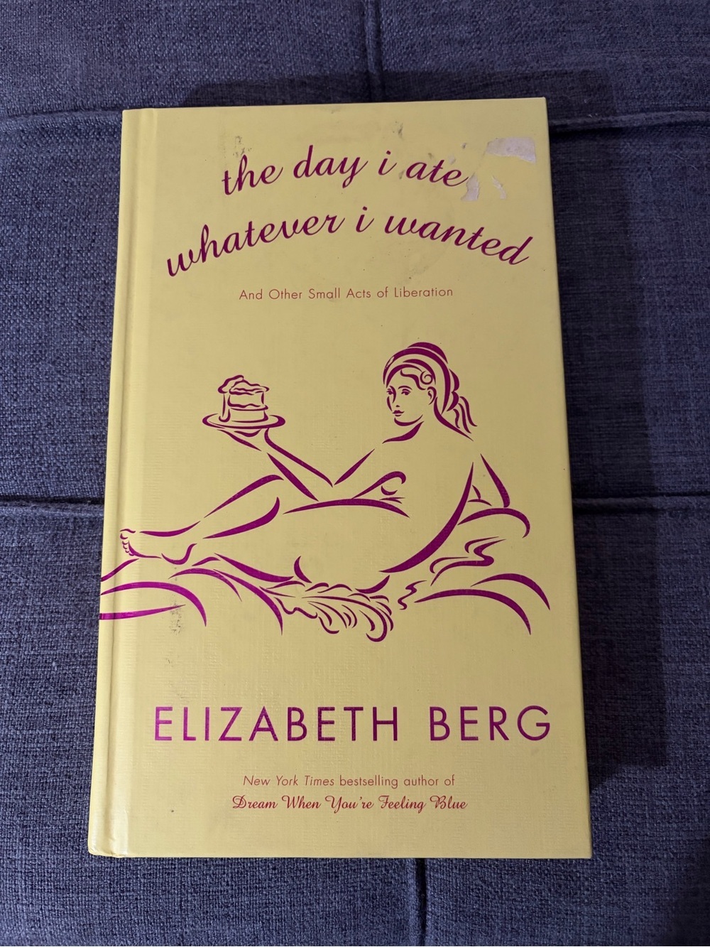 The Day I Ate Whatever I Wanted by Elizabeth Berg hardcover book